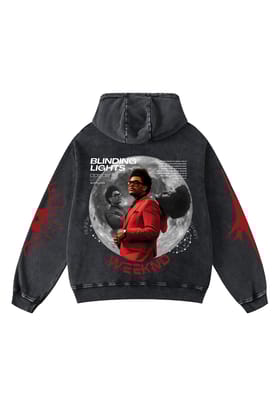 The Weekend Designed Oversized Hoodie-S / Vintage Black