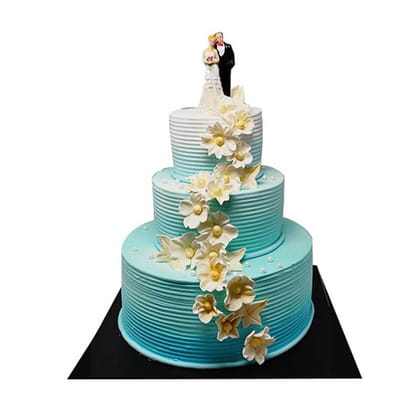 Wedding Cake - Blue-Egg