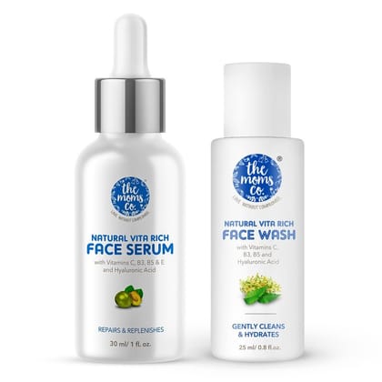 Natural Vita Rich Face Serum (30ML) + Natural Mini Vita Rich Face Wash (25 ml)