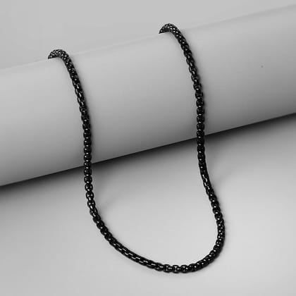 OBSIDIAN ONYX BLACK CHAIN