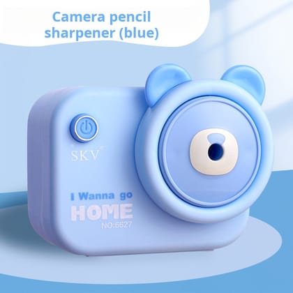 Camera Shaped Mechanical Sharpener-BLUE