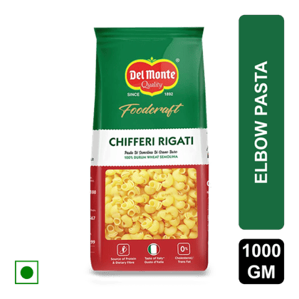 Del Monte Food Craft Elbow Pasta, 1000 gm Pouch