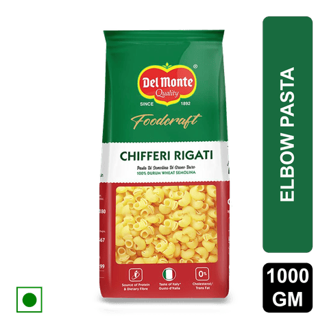 Del Monte Food Craft Elbow Pasta, 1000 gm Pouch