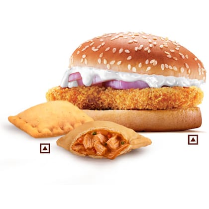 Crispy Chicken + BK Chicken Pizza Puff,