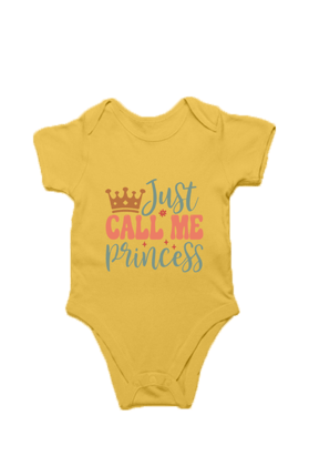 Just Call Me Princess – Regal and Adorable!-Yellow / 0-5Months