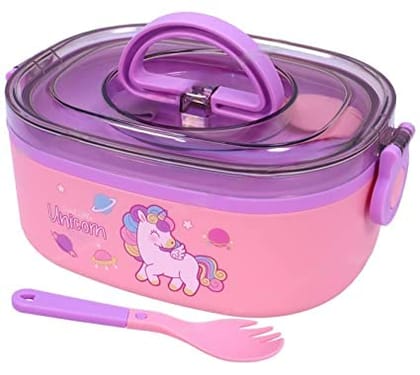 Cute Dino/Unicorn Steel Lunchbox-Unicorn