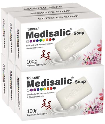 Medisalic - Antibacterial Bathing Bar for All Skin Type ( Pack of 6 )