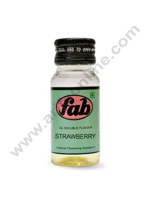 Fab Oil Soluble Flavours - Strawberry (30 ML)