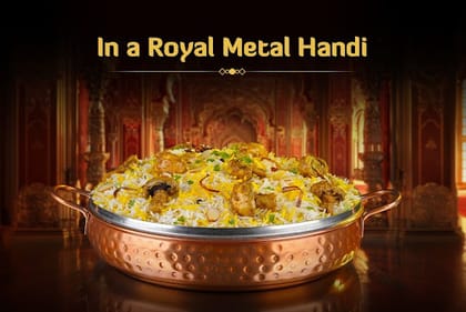 Taj-e-Khumb Biryani (Mushroom Biryani - Serves 4-5)