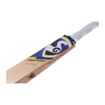 SG IK Players English Willow Cricket Bat with SG|Str8bat Sensor (Ishan Kishan Series)-sh