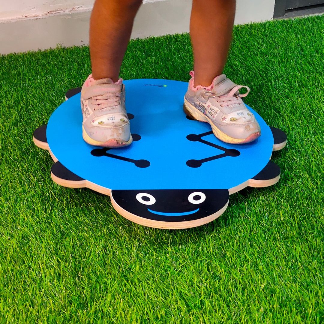 3D Ladybug Balancing Board-Blue