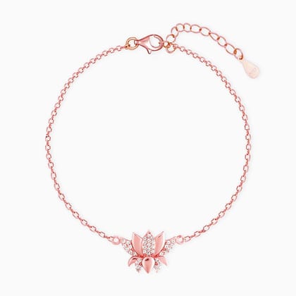 Anushka Sharma Rose Gold Lotus Bracelet