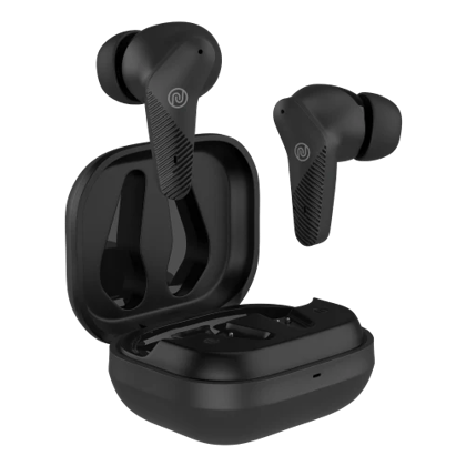 Noise Buds VS102 Neo with 40 Hrs Playtime, Environmental Noise Cancellation, Quad Mic Bluetooth Headset Carbon Black