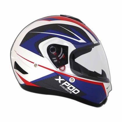 TVS XPOD Primus Single Visor - Blue -M