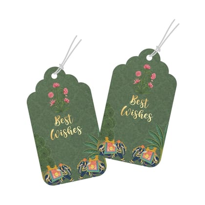 Luxe Personalised Gift Tags - Royal Elephant-25 gift tags