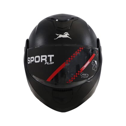 TVS  Helmet Full Face Flip Black L