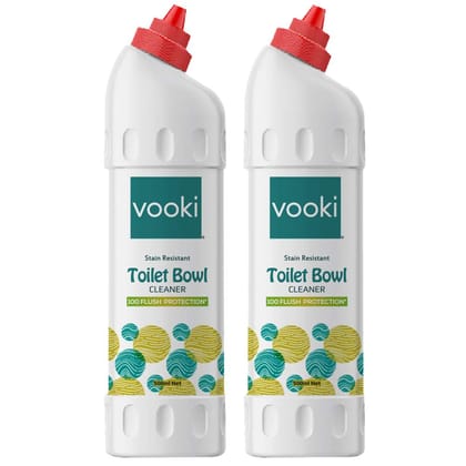 Vooki Ecofriendly Toilet Cleaner liquid 100 Flush Protection, 500ml - (Pack of 2)…