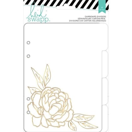 Wanderlust W/Gold Foil Chipboard Tab Dividers