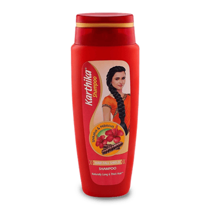 Karthika Hairfall Shield Shampoo - With Shikakai, For Shiny & Strong Hair, 175 ml Bottle