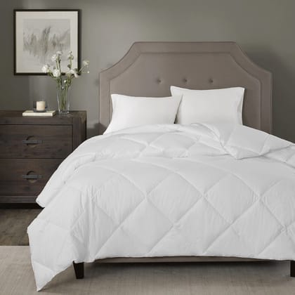 Razzai Summer Season 100 GSM Ac Comforter Super Soft Fluffy Comforter |White-King / White