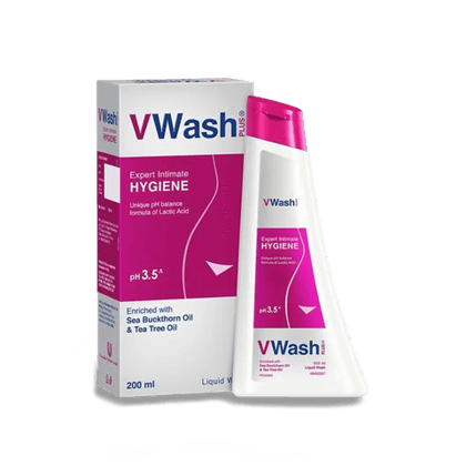 VWash Plus Expert Intimate Hygiene Wash, 200 ml Bottle