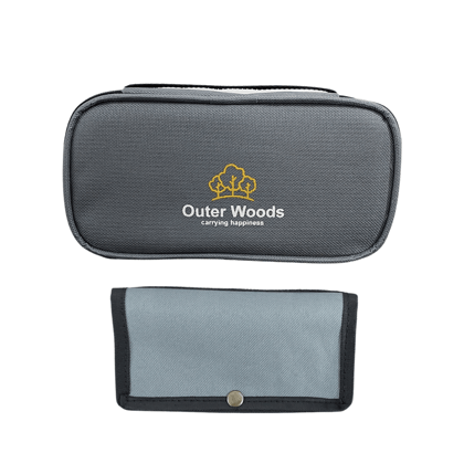 Outer Woods Insulated Insulin Cooler Bag-Grey