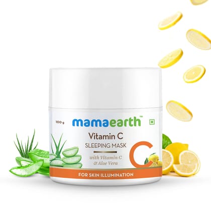 Mamaearth Vitamin C Sleeping Mask For Skin Illumination-100gm