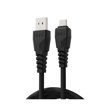 boAt Type C A320 Braided Charging Cable (3A Rapid Charge) 1.5 Meter