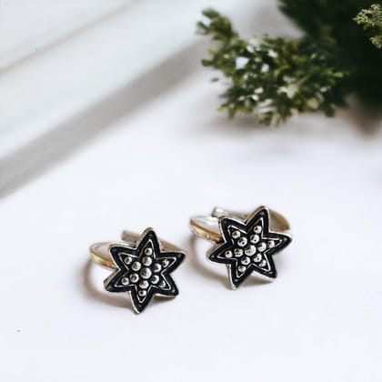 Star Shaped Silver Toe Ring  | Sarichka
