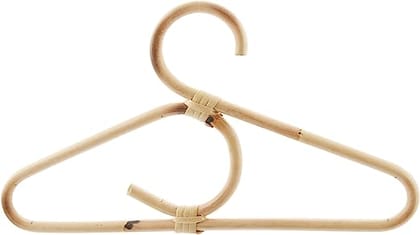 Rattan Clothes Hanger for Garments Organizer 