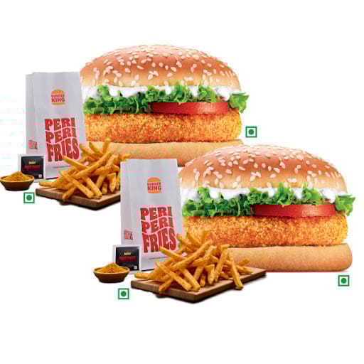 2BK Veggie Burger +2Peri Peri Fries(R)