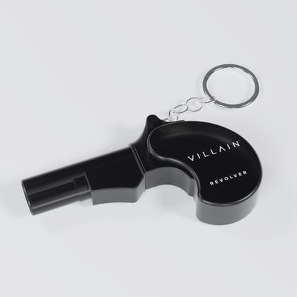 Villain Revolver Keychain-Villain Revolver Keychain