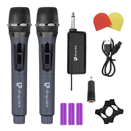 Sonic Duet Dual Dynamic Wireless Microphone & Receiver Set UM1194-2