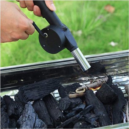 FireStarter: Portable Hand Crank BBQ Air Blower