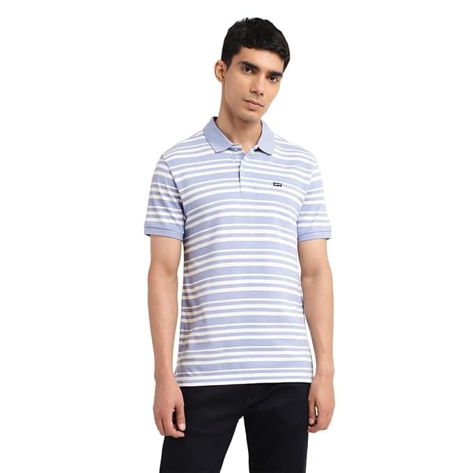 Men's Levi's Slim Fit T-Shirt with Stripes - Trendy Look-40-M