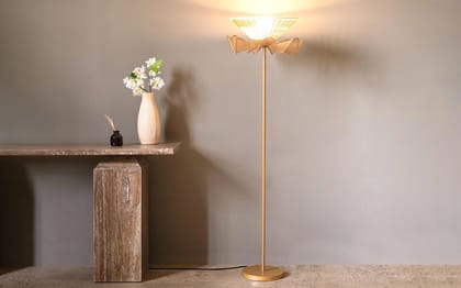 Zik Impex Classic Floor Lamp for Living Room, Bed Room, Office Room Standing Lamp, Home Decor Item.