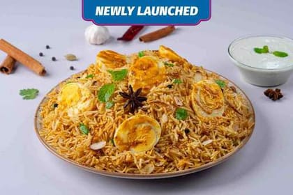 Hyderabadi Egg biryani - Half Kg