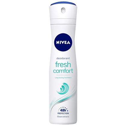 Nivea Fresh Comfort Women Deodorant - Long Lasting Freshness & 48H Protection, 150 Ml
