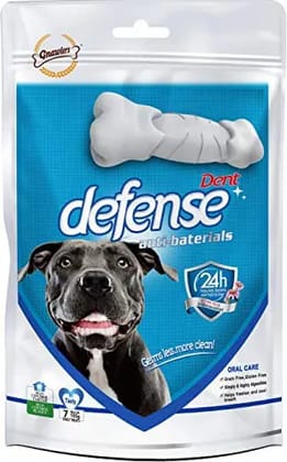 GNAWLERS Defense Dent, Dental Care Chew Bones Medium, 105 g