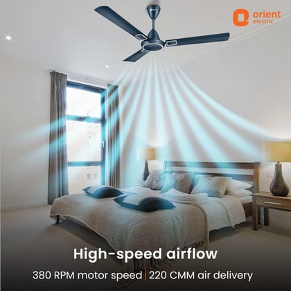 Falcon Deco High Speed Ceiling Fan-1200mm / White