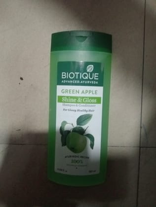 Biotique Advanced ayurveda Green apple Shine & gloss Shampoo & conditioner 