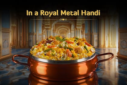 Subz-e-Biryani (Dum Veg Biryani - Serves 2)