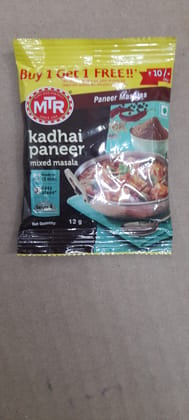 Mtr kadhai paneer mixed masala buy 1 get 1 free