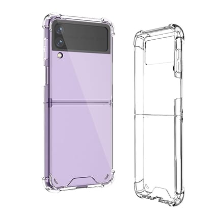 Transparent TPU Silicone case for Samsung Galaxy Z FLIP 3