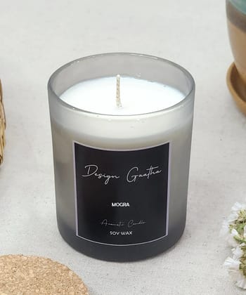 Mogra Soy Wax Candle (175 gms with 24 hrs burning time)