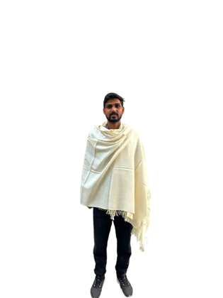 Woolen Silk Stole ( Merino Wool & Eri Silk)