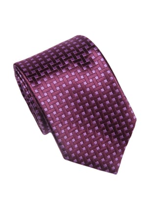 Men's Square Formal Necktie - Purple-Free / Purple