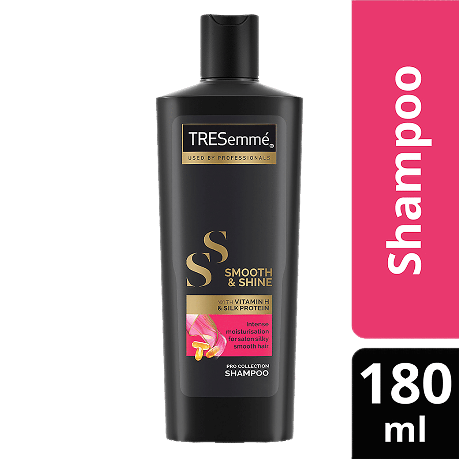 Tresemme Smooth & Shine Pro Collection Shampoo - Vitamin H & Silk Protein, Intense Moisturisation, 180 Ml