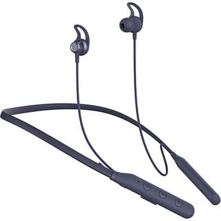 TecSox Tecband Pulse 300 Wireless Neckband40H Playback IPX 4  Boom Bass Blue Bluetooth Headset (Blue, In the Ear)