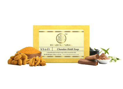 Khadi Natural Chandan Haldi Soap 125gm